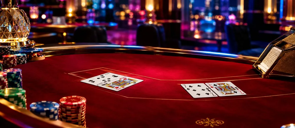 Ilustrasi utg__hero_baccarat table — panduan Varians Slot Untung99