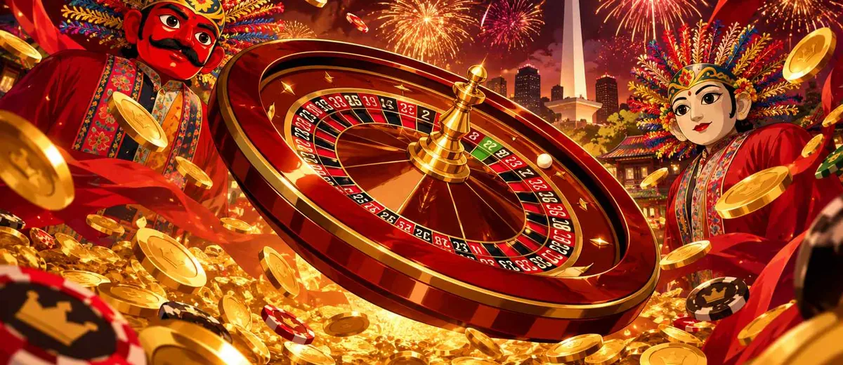 Ilustrasi utg__hero_roulette table and golden casino — panduan Untung Rugi Untung99