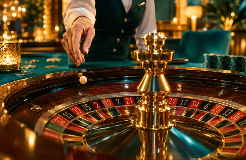 Utg__img_roulette table and golden casino dalam konteks Varians Slot Untung99